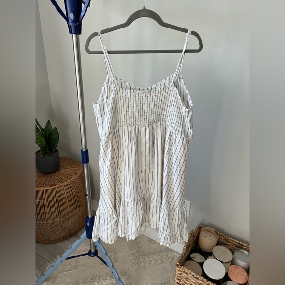 Old Navy Blue and White Striped Mini Dress - XL - Picture 5 of 7